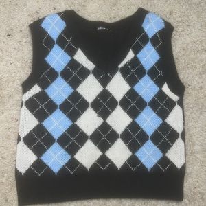 Checkered Shein Sweater